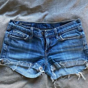 Citizens of Humanity denim low rise shorts size 28 (fits like 26)